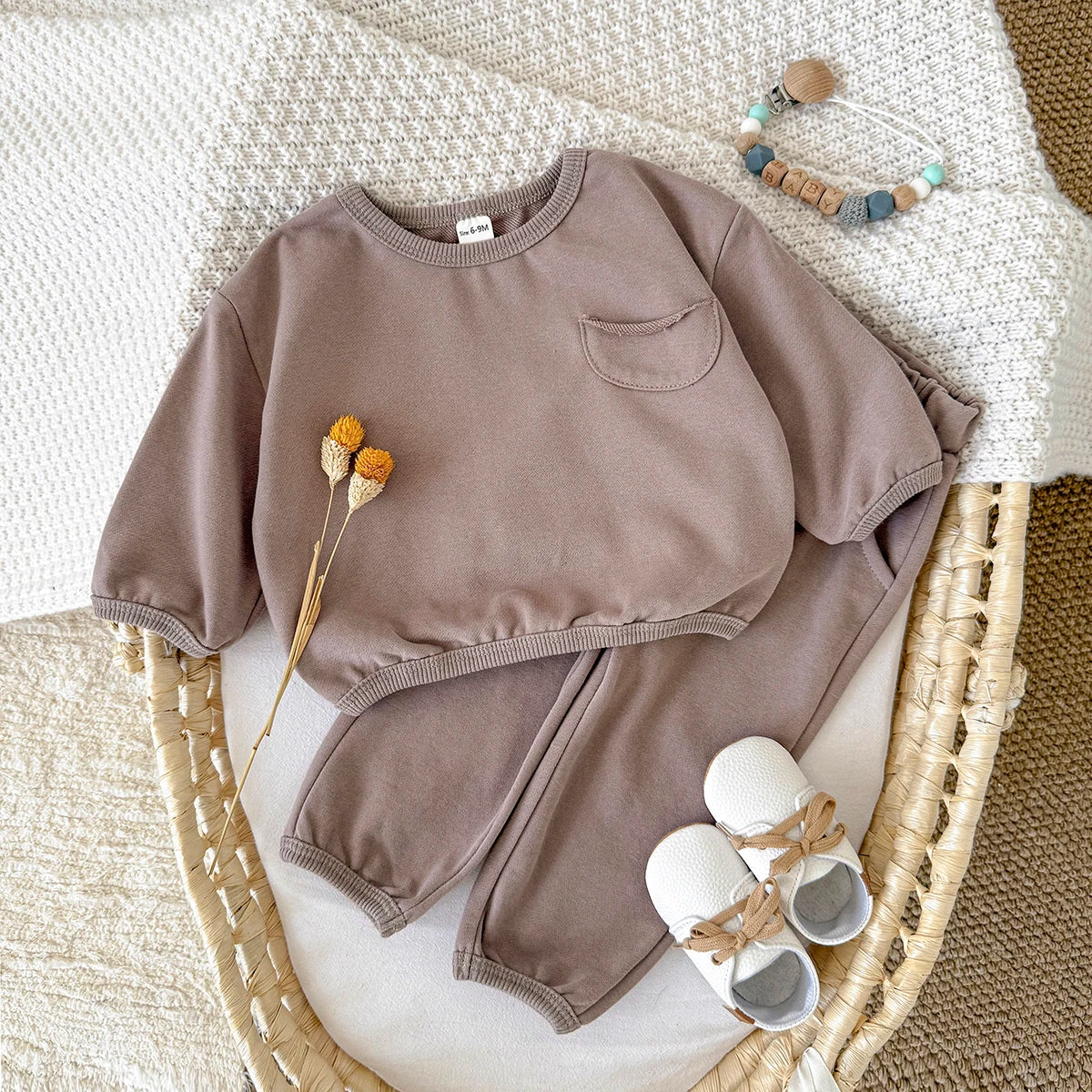 Neutral Sweatsuit Set