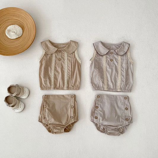 Exquisite Doll Collar Laced Set