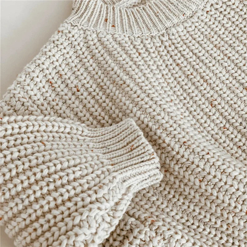 Cotton Cable Knit Chunky Sweater