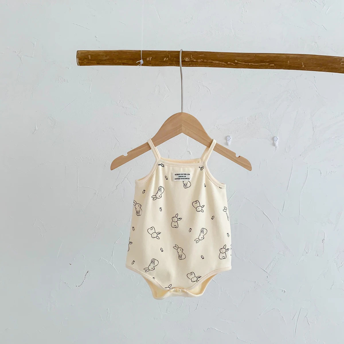 Sling Bunny Pattern Bodysuit
