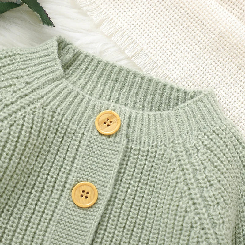 Hedgehog Embroidery Knit Cardigan