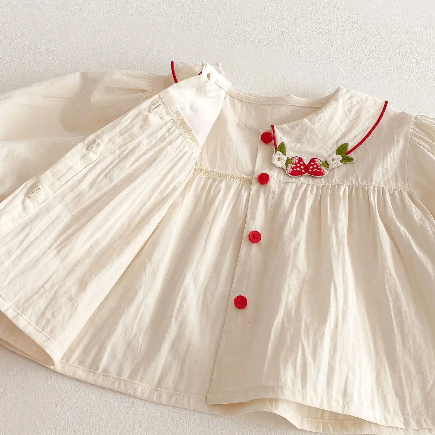 Strawberry Blouse and Jeans