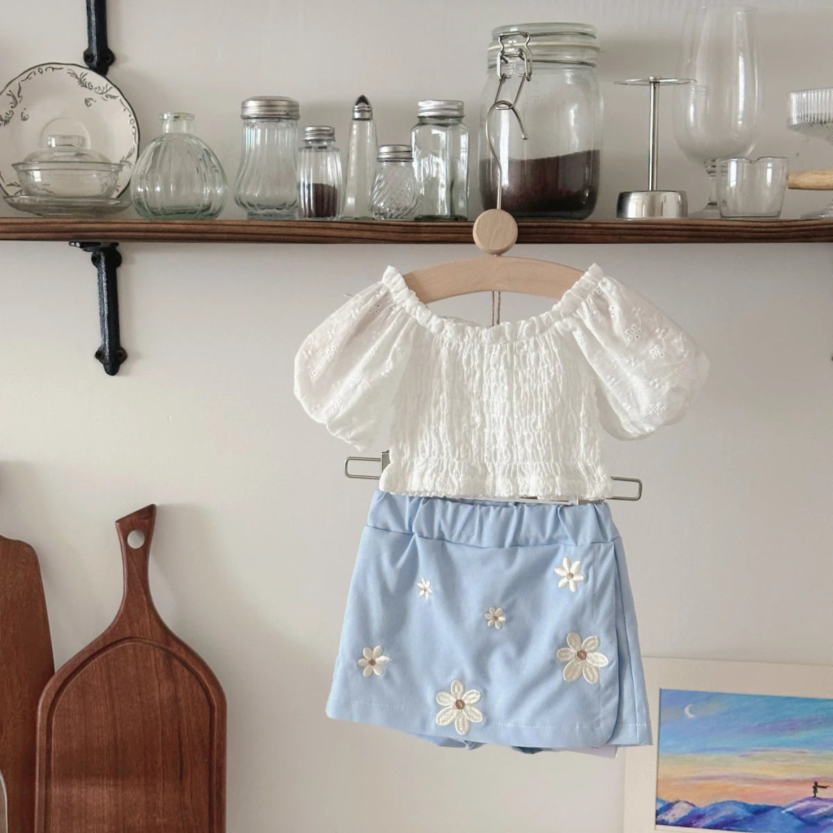 Embroidery Floral Set