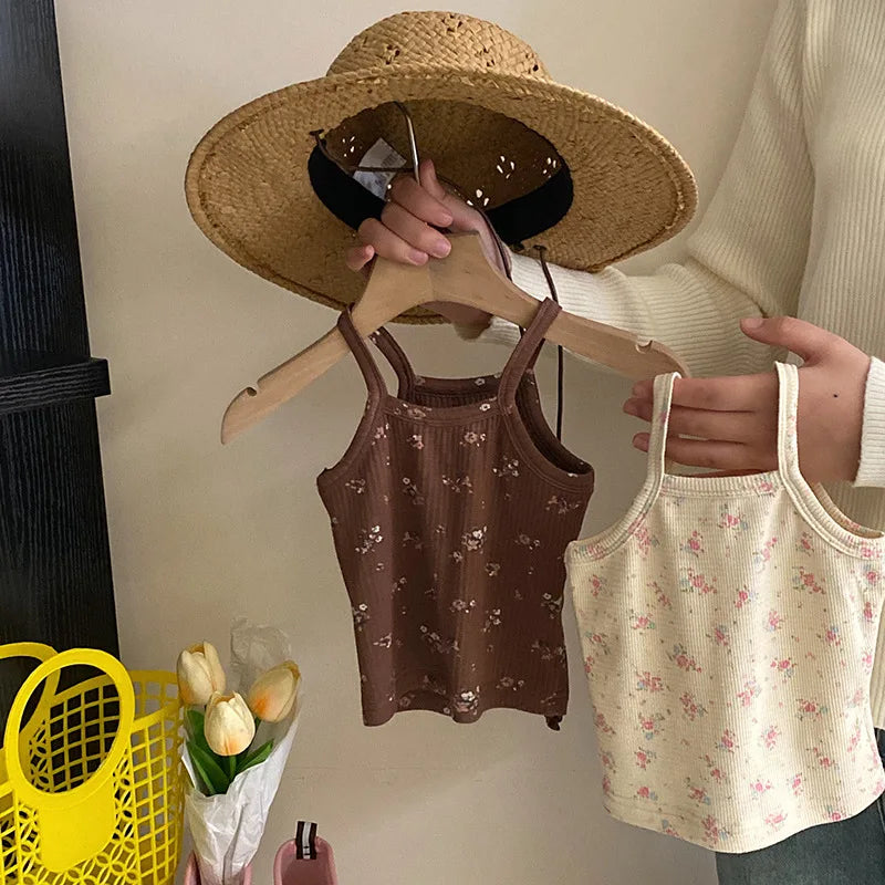 Ribbed Floral Camisole