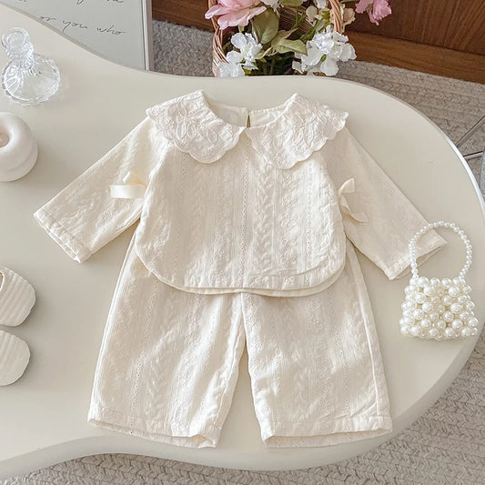 Elegant Embroidery Collar Set