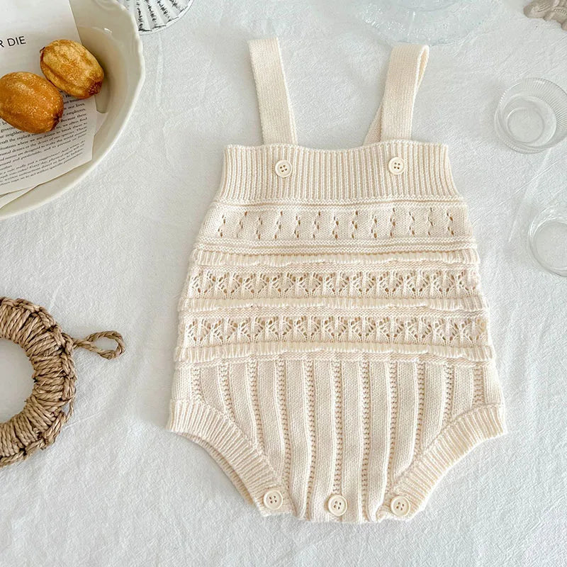 Girls Knit Romper Dress and Sweater