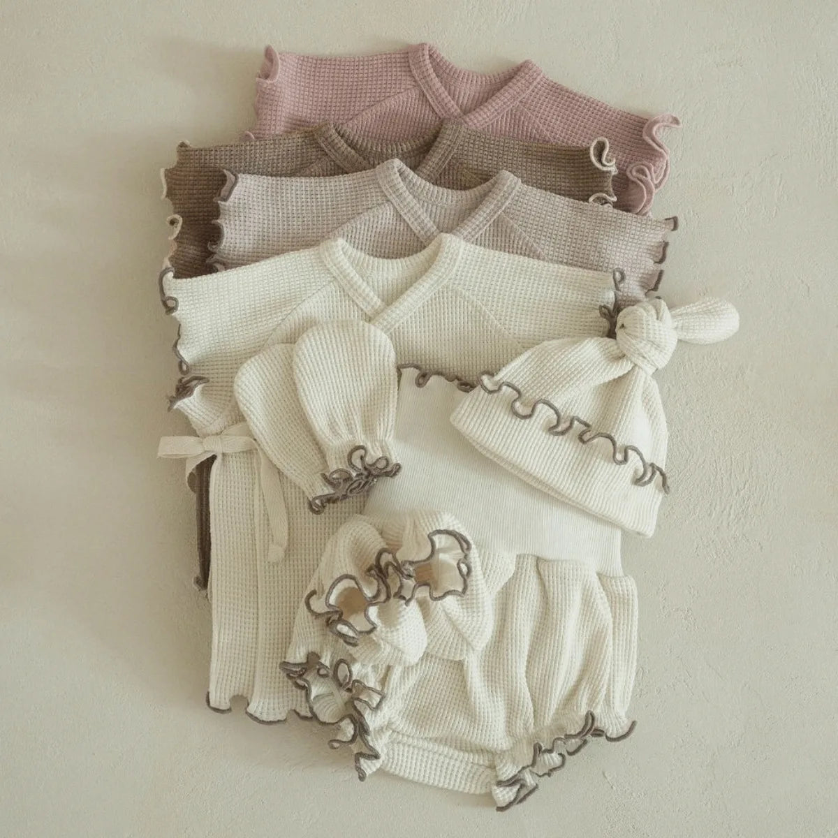 Knit Stretch High Waist Set