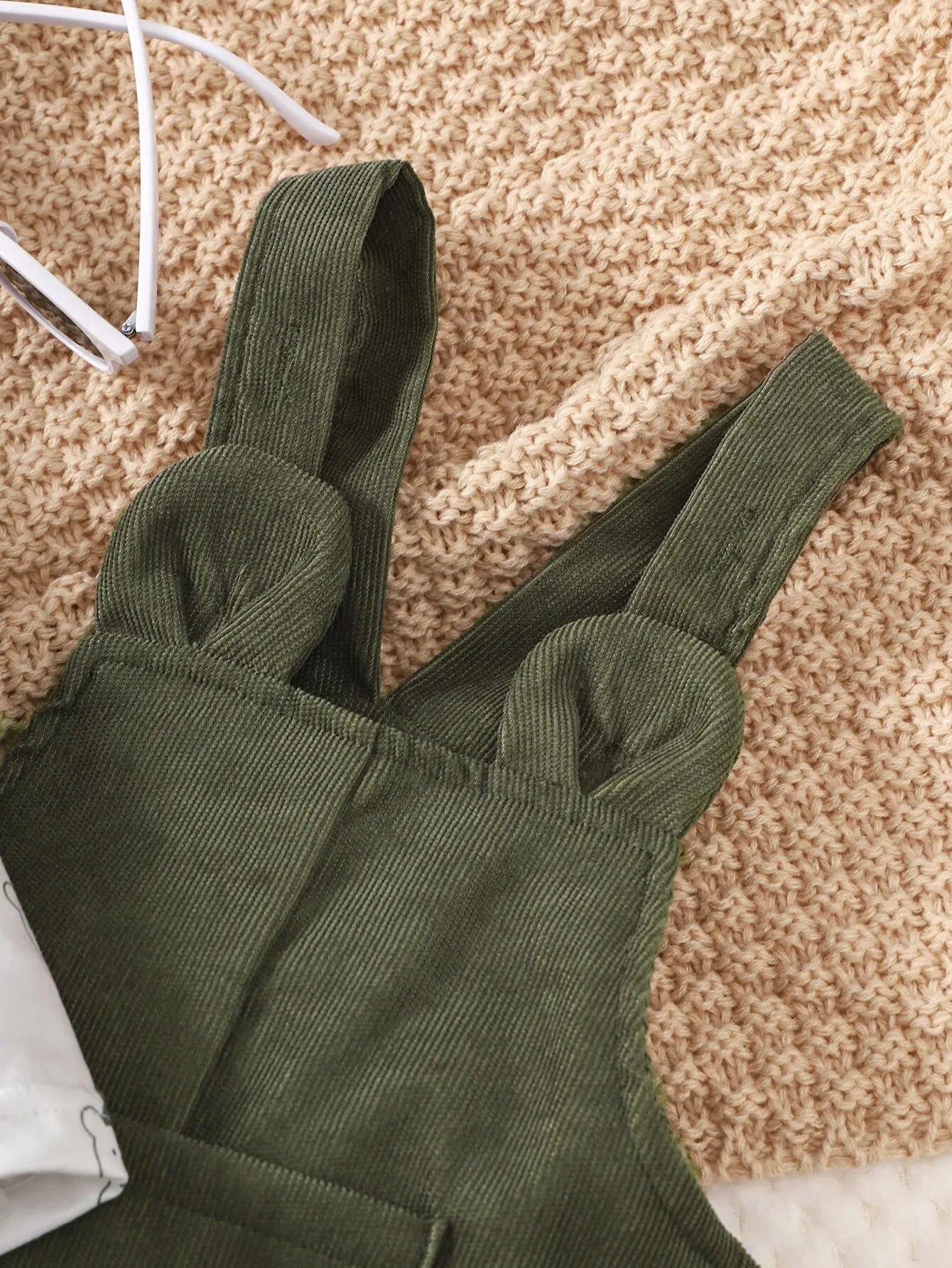 Boys Green Bear Set
