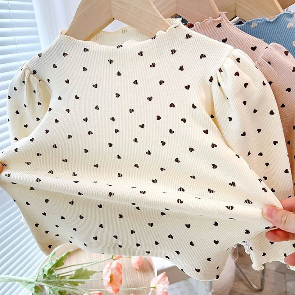 Girls Heart Design Shirt