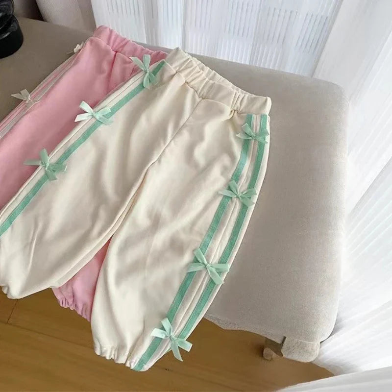 Girls Bowtie Sweatpants