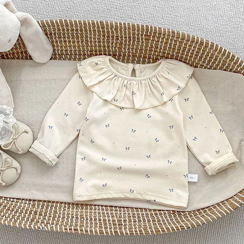 Blue Butterfly Shirt and Strap Bloomer