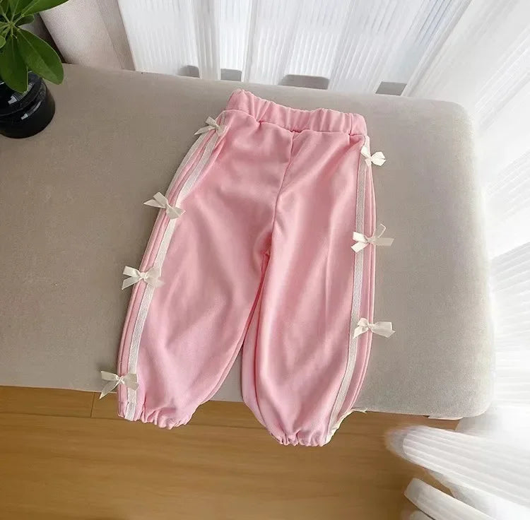 Girls Bowtie Sweatpants