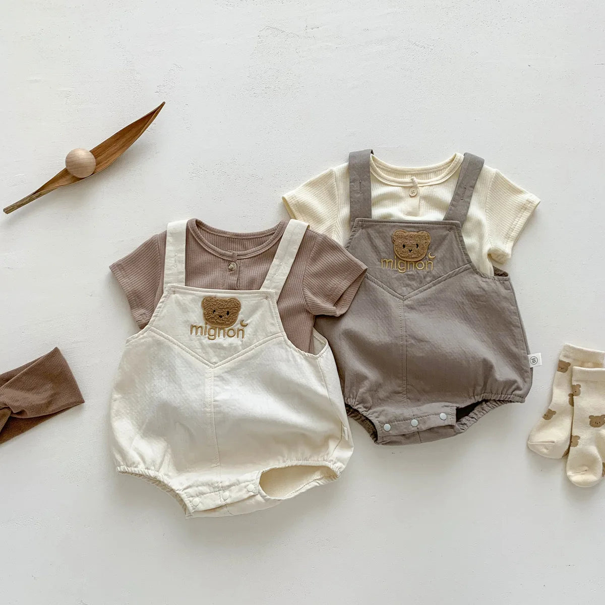 Boys Cartoon Bear Set