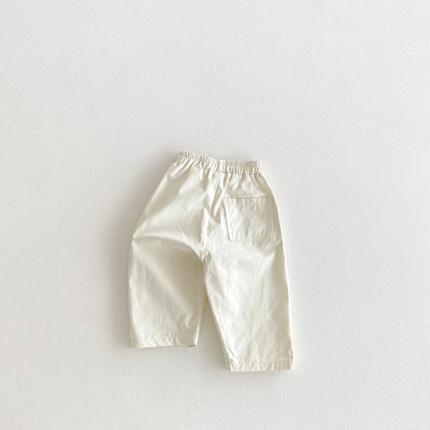Bold Elastic Waist Pocket Pants