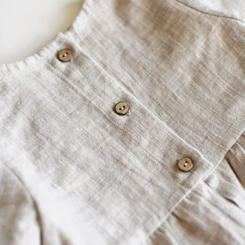 Button Down Linen Romper