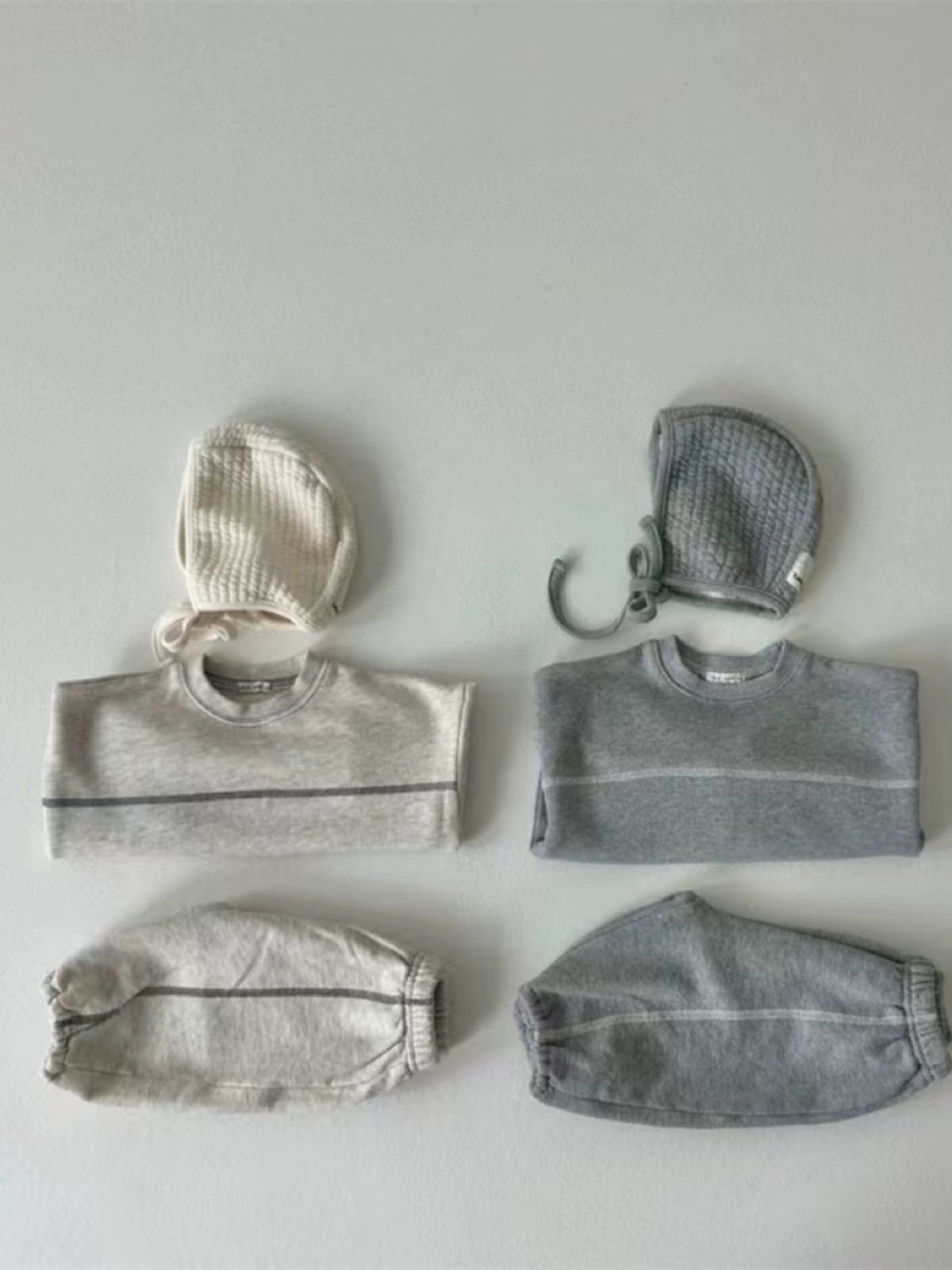 Gray Casual Sweatsuit Set