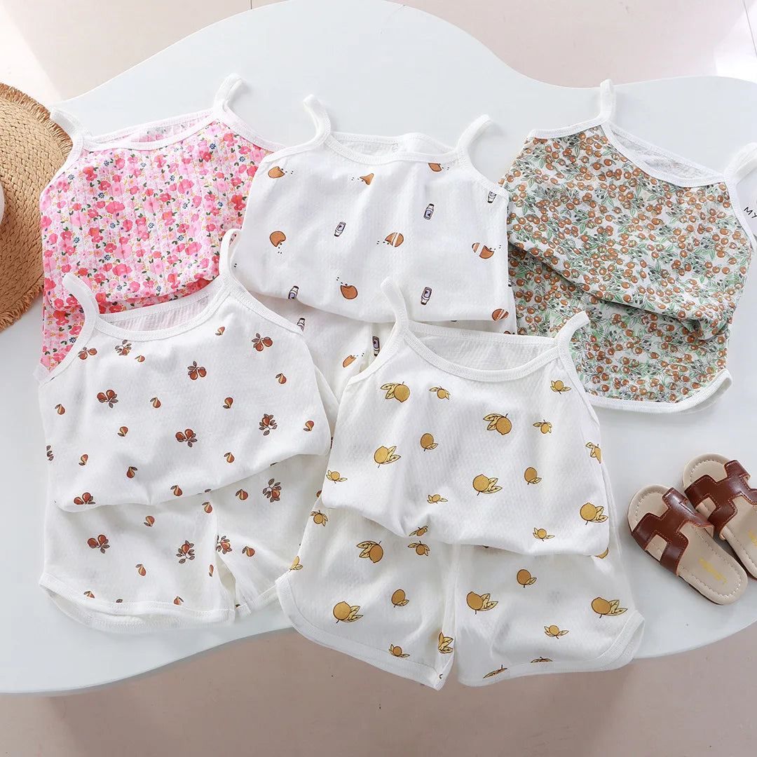 Cotton Camisole Print Set