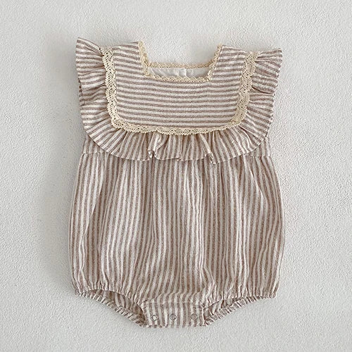 Girls Striped Romper and Dress