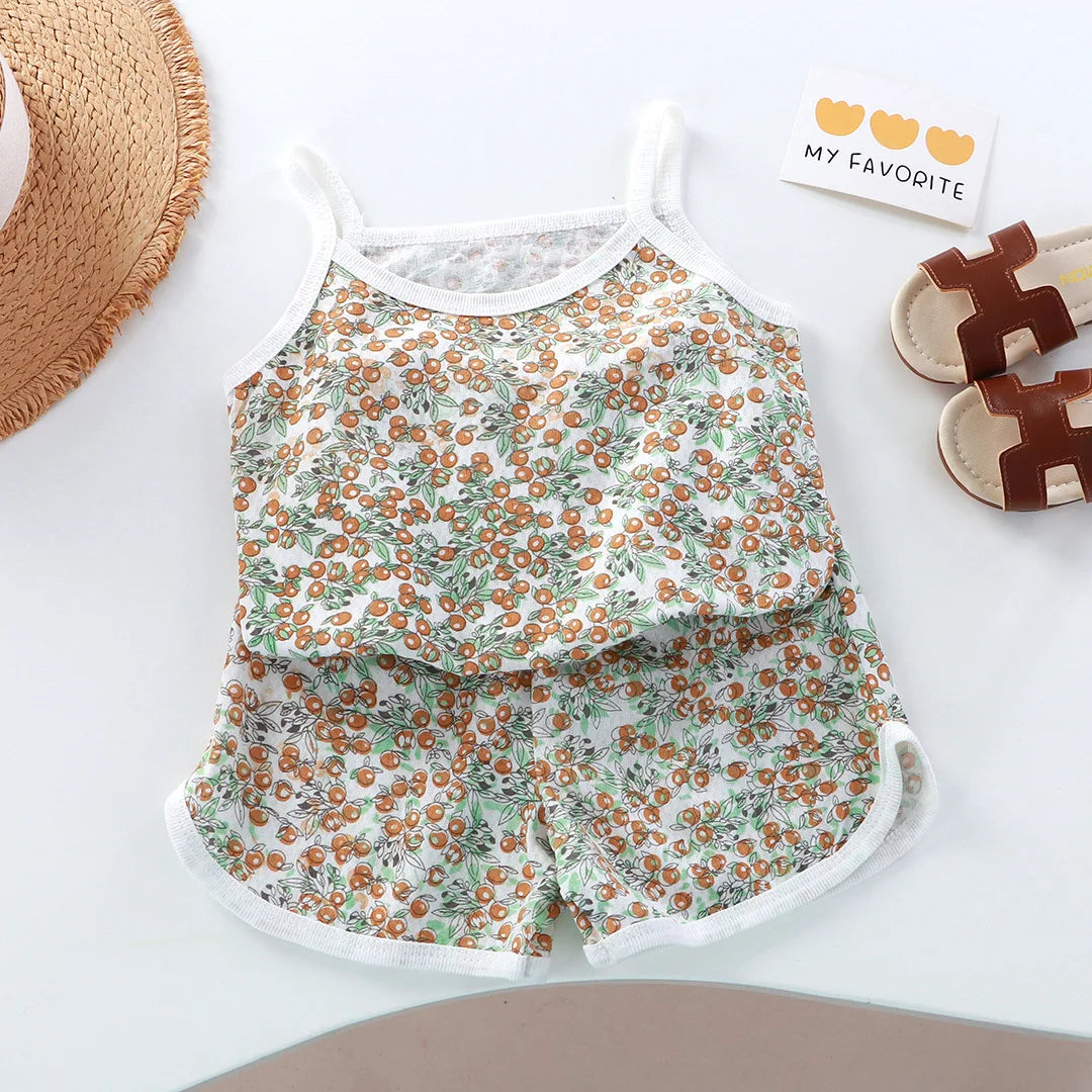 Cotton Camisole Print Set