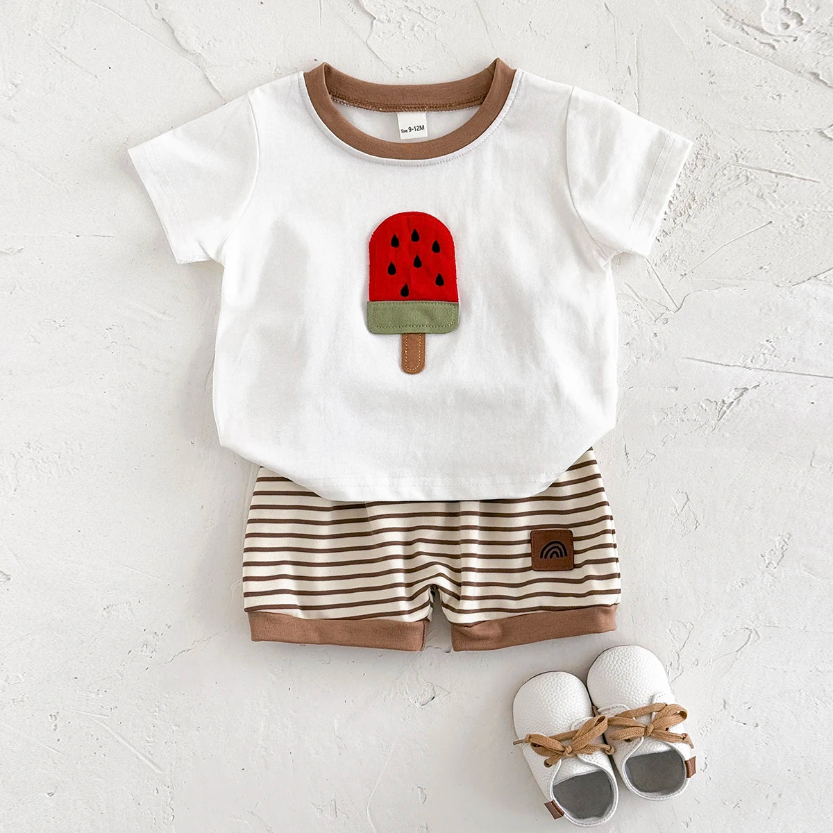 Ice-cream Patch Striped Set