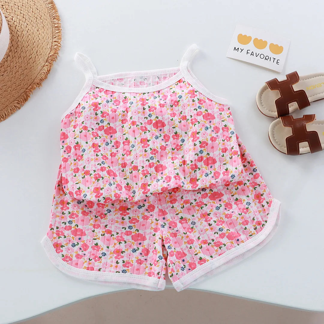 Cotton Camisole Print Set
