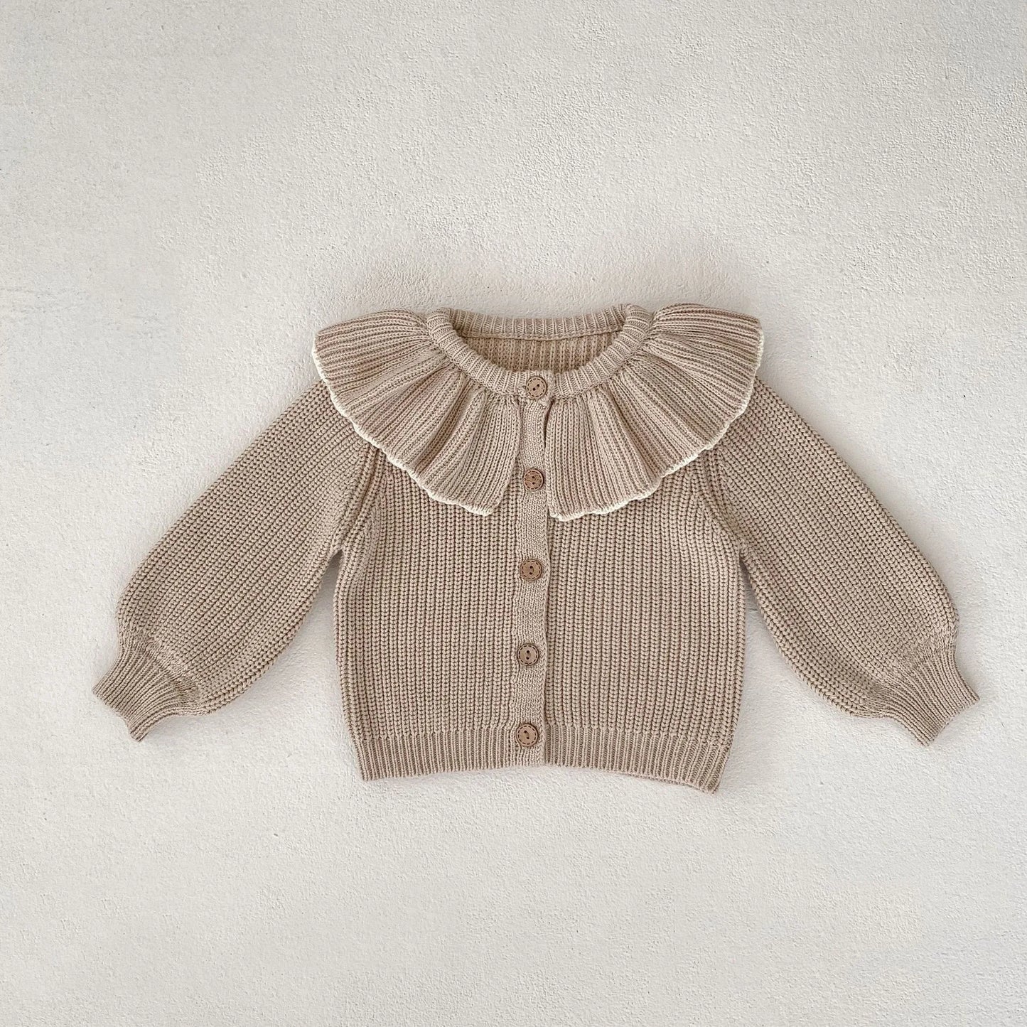 Oversized Versatile Big Collar Cardigan