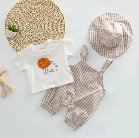 Unisex T-shirt Jumpsuit and Hat Set