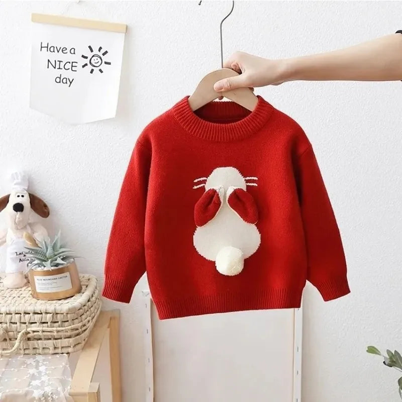 Girls Rabbit Sweater