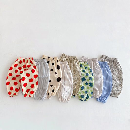 Big Print Parachute Pants