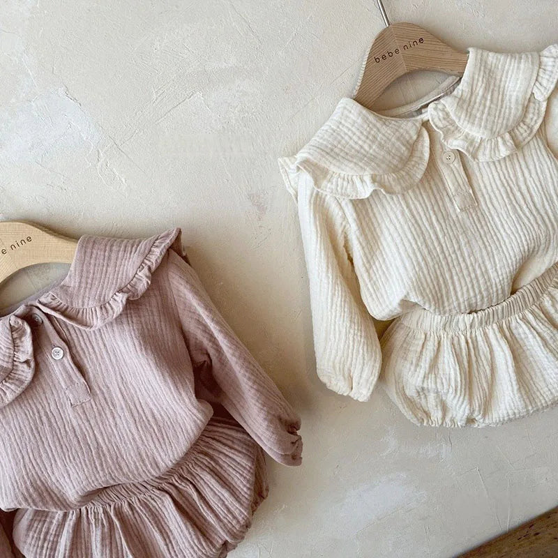 Lotus Leaf Cotton Collar Set