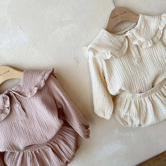 Lotus Leaf Cotton Collar Set