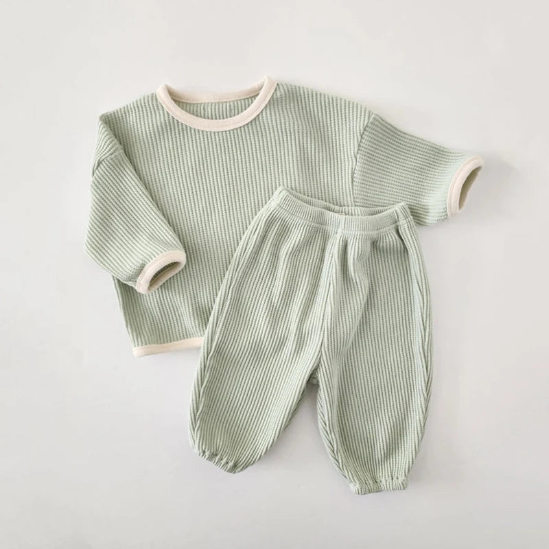 Unisex Waffle Cotton Set