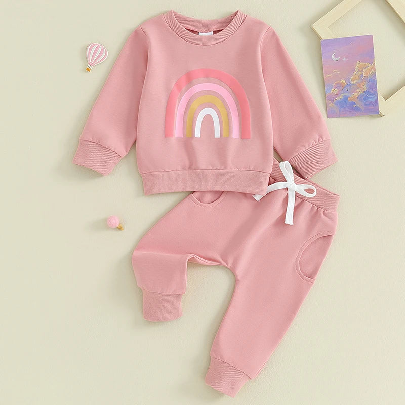 Unisex Rainbow Sweat Set