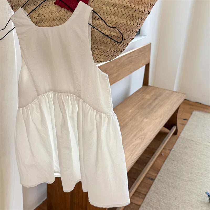 Striped Sleeveless Sling Dress