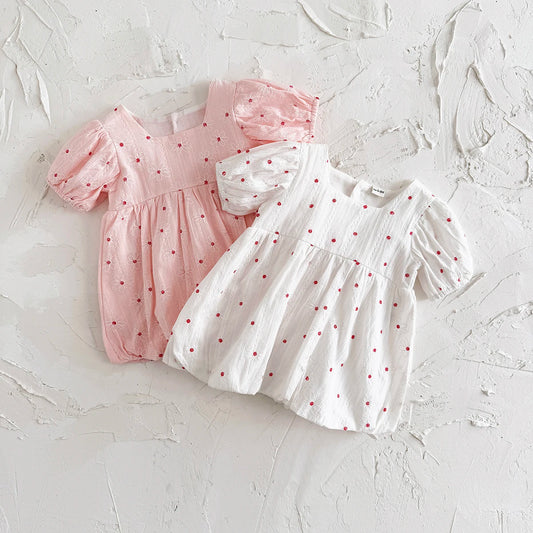 Polka Dot Floral Dress