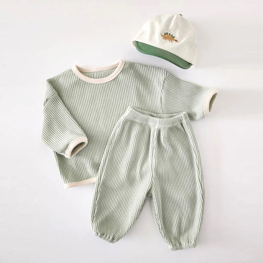 Unisex Waffle Cotton Set