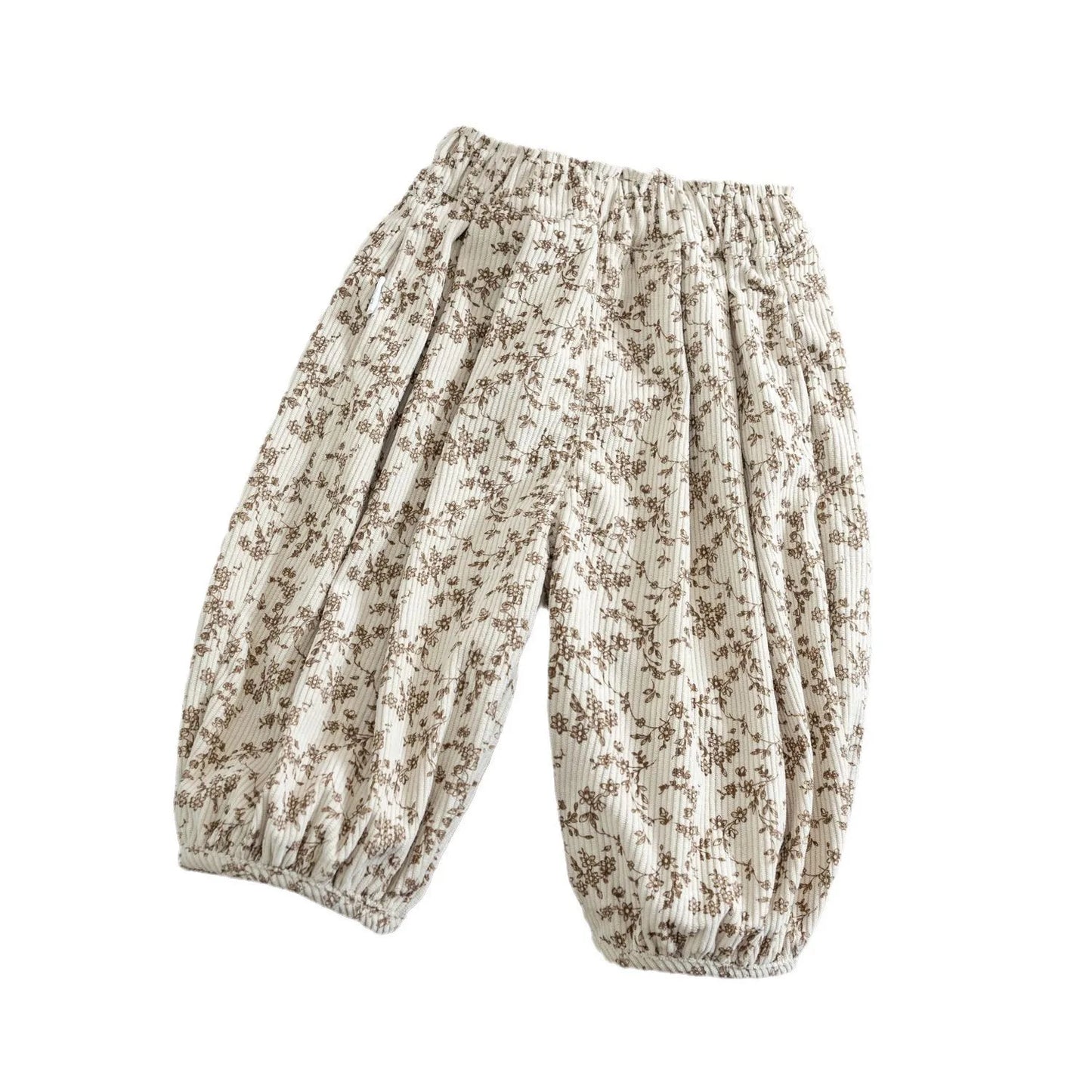 Girls Baggy Floral Pants