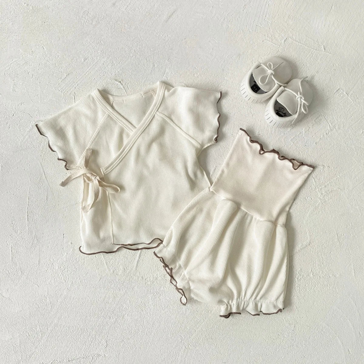 Knit Stretch High Waist Set