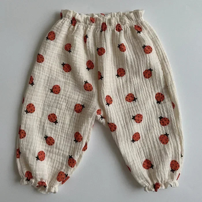 Organic Cotton Pattern Lantern Bloomers