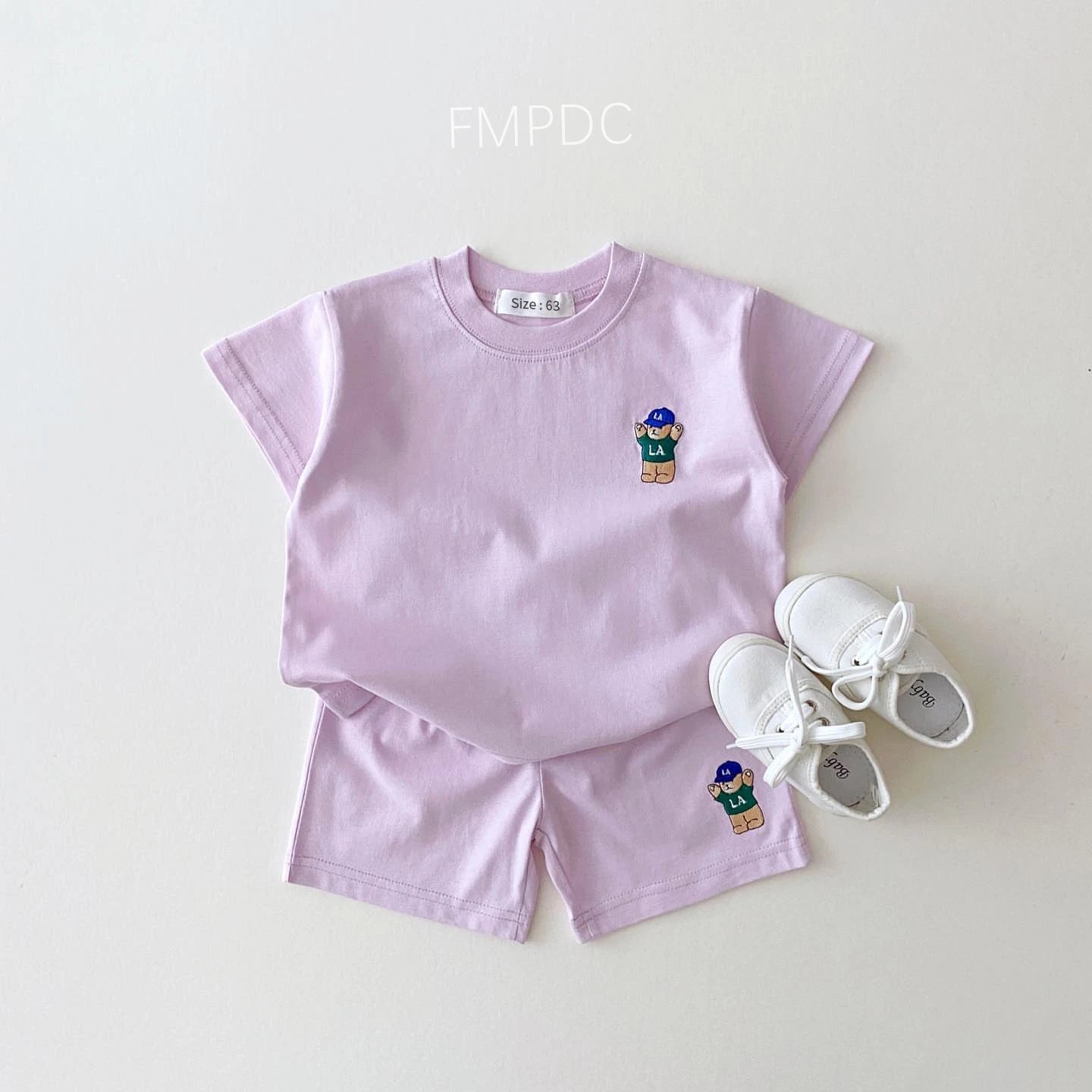 Bear Embroidery Colorful Set