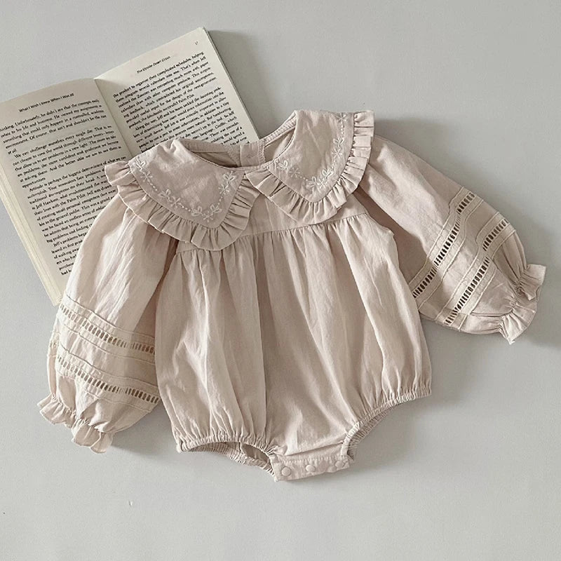 Girls Long Sleeved Romper