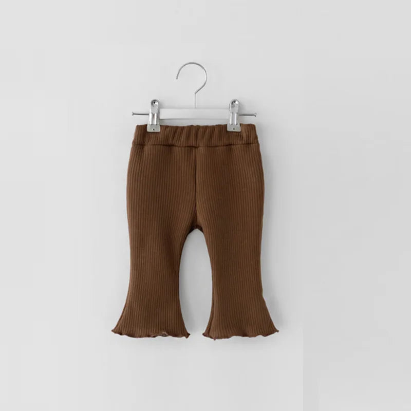 Knit Bell-bottom Pants
