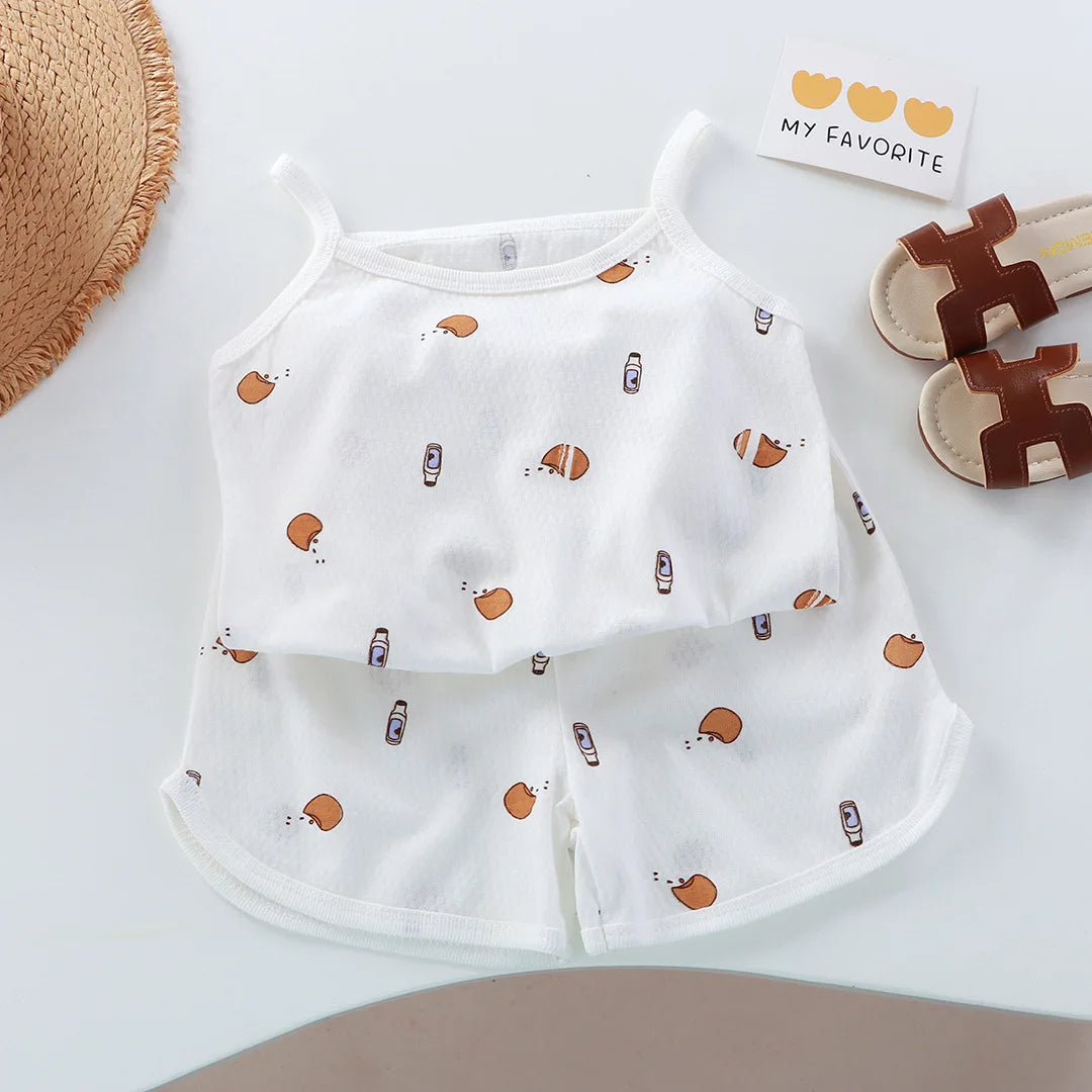 Cotton Camisole Print Set