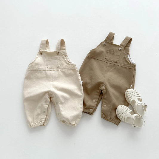Boys Solid Colour Overalls