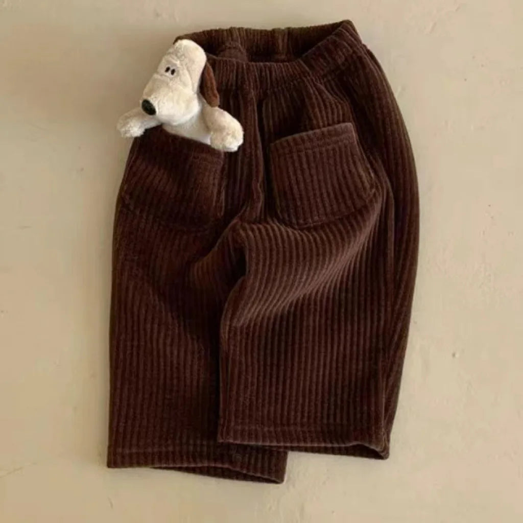 Unisex Thick Corduroy Pants