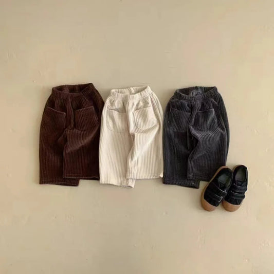 Unisex Thick Corduroy Pants