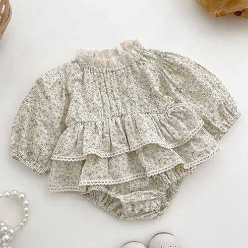 Girls Long Sleeved Romper