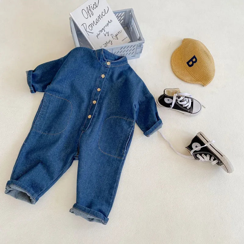 Unisex Denim Jumpsuit