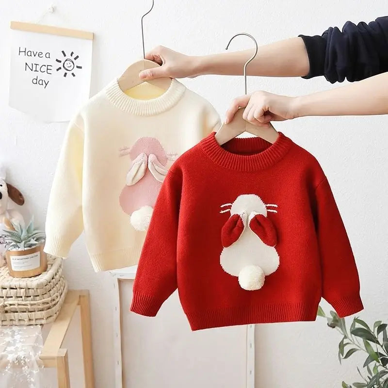 Girls Rabbit Sweater