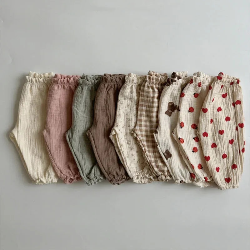 Organic Cotton Pattern Lantern Bloomers